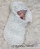 Crochet Pattern doll ruffled cocoon #164