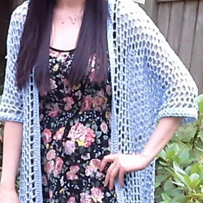 Honeycomb Mesh Crochet Summer Cardigan