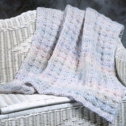 Plymouth Yarn P279 Baby Afghan in 3 Sizes PDF