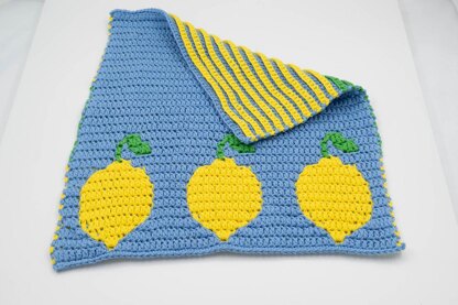 Lemon Mosaic Dish Towel