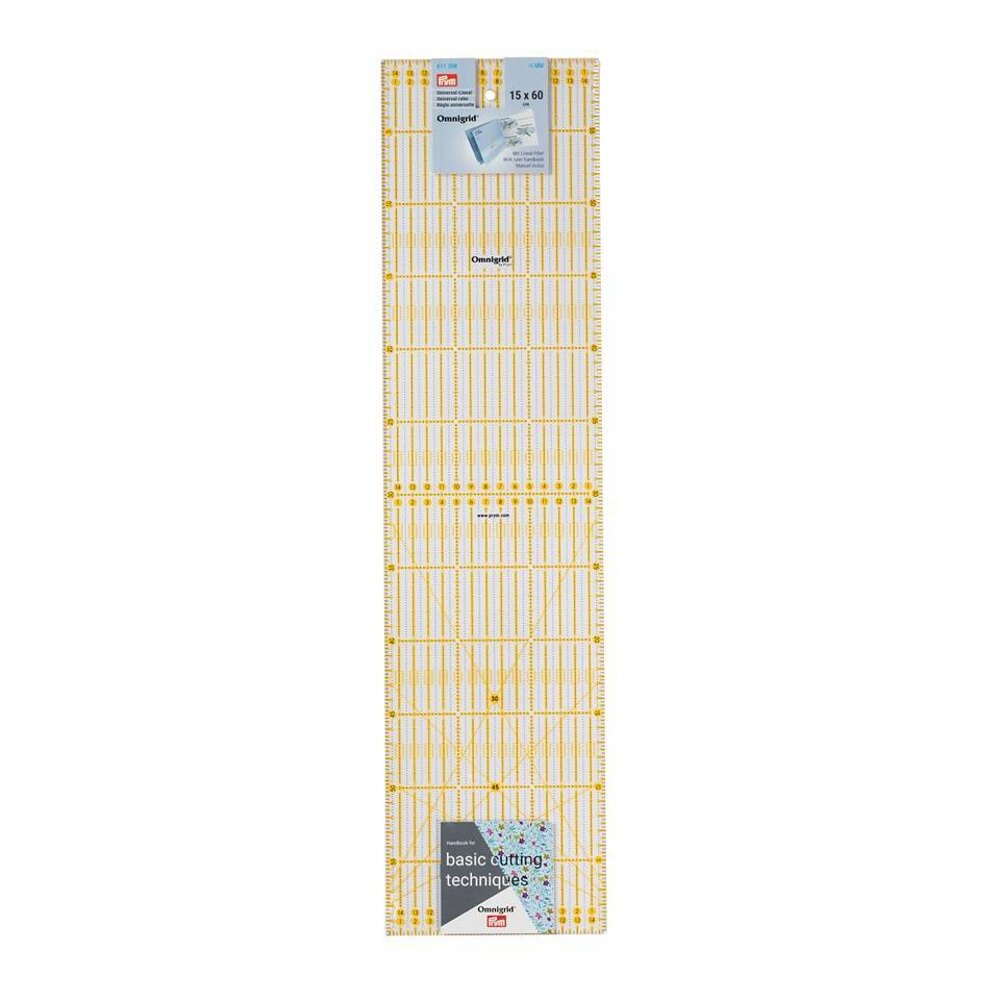 Prym Omnigrid Ruler 15 x 60 cm