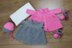 Knitting pattern baby dress, jacket, hat, booties and blanket #68