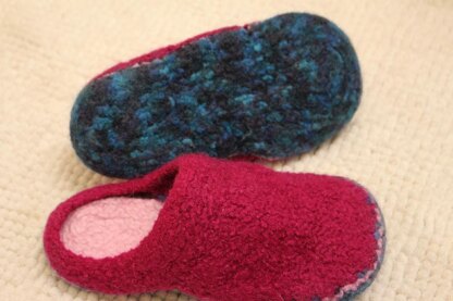 Monroe's Slippers - Felted Seamless Mules