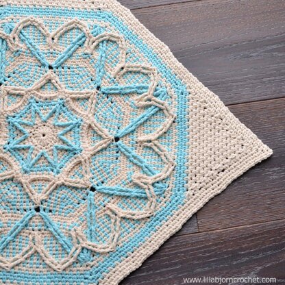 Wintery Octagon Mandala