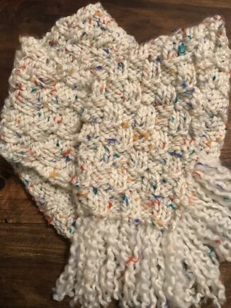 Molly’s Chunky Woven Scarf #4