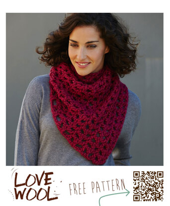 Scarf in Katia Love Wool