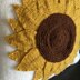 Sunflower pillow