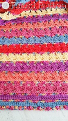 Rows of Posies Blanket