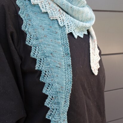 Side by side shawl