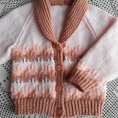 Peaches baby cardigan