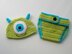 Baby Monster Hat and Diaper Cover