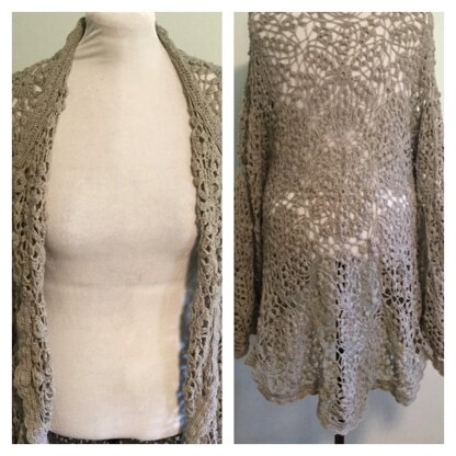 The Caped Lace Cardigan