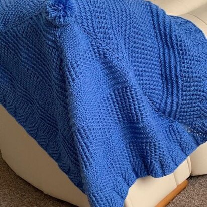LAVENDER'S BLUE baby blanket
