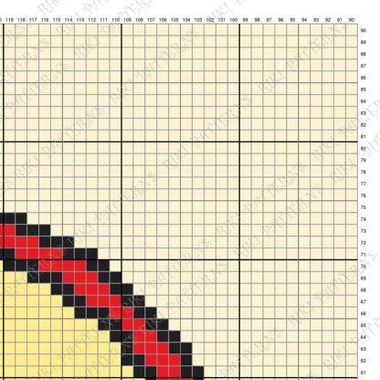 C2C Mickey Mouse Blanket Ivory Afghan Baby Throw Graphgan Crochet PATTERN