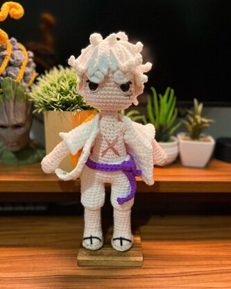 Luffy Gear 5 Crochet Pattern