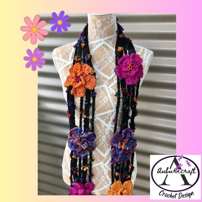 String of Flowers Scarf