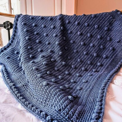 Bobbles baby blanket