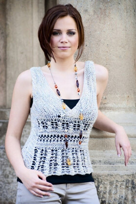 Old Fashioned Tee or Tank in Artyarns Ensemble Light - P127 - PDF