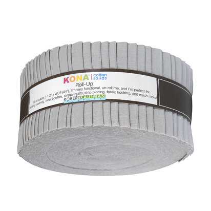Robert Kaufman Kona Cotton Solids 2.5in Strip Roll - RU-195-40