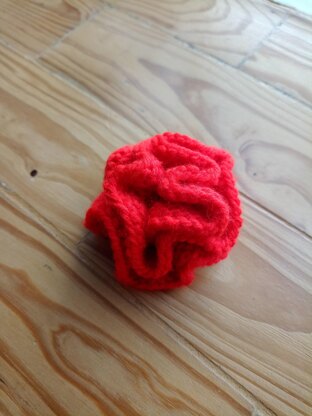 Knitted Blossom Pin