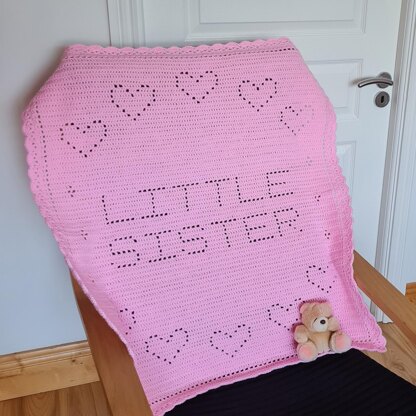 Little Sister Filet Blanket