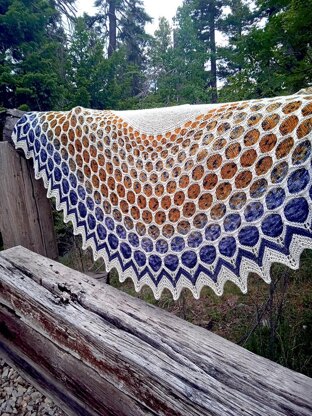 Bubbles Shawl