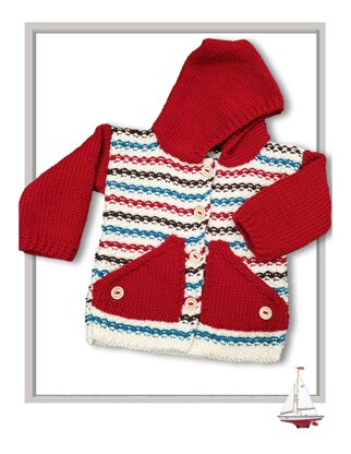 CHUNKY/Bulky  - At The Fair Cardigan Hoodie (3 to 12 month)