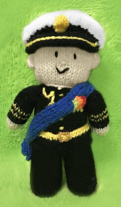 Prince Charles Royal soft toy doll 23 cms tall