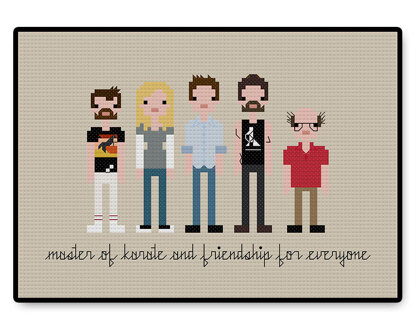 The Gang - PDF Cross Stitch Pattern