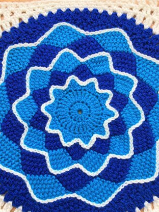 Tunisian crochet square pattern by HueLaVive