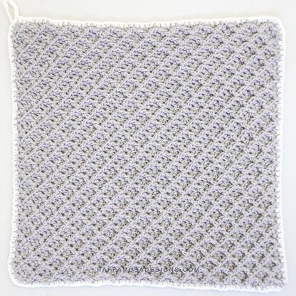 C2C Waffle Stitch Dishcloth