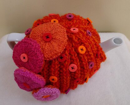 Big and Little Buttons Tea Cosy