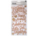 Pink Paislee Thickers Confetti Wishes Phrase (65 Piece)