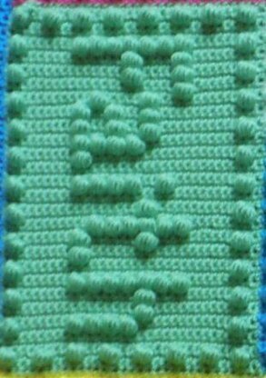 Cancer Support Motif Lap Blanket