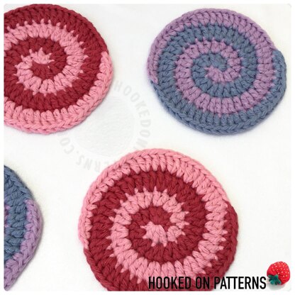 Candy Swirl Coasters