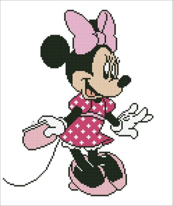 Vervaco Disney Minnie Shushing Record - Cross Stitch Kit 0167668 - 123Stitch