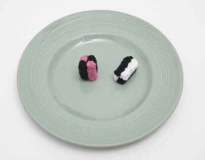 Crochet liquorice Allsorts