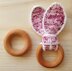 Bunny Ears Teething Ring