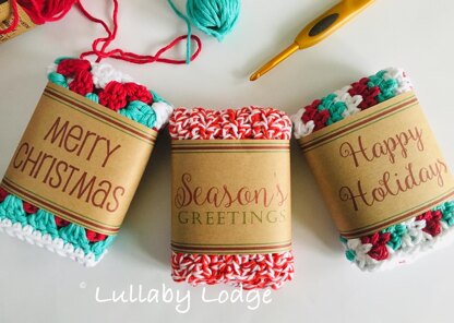 Candy Cane Dishcloth