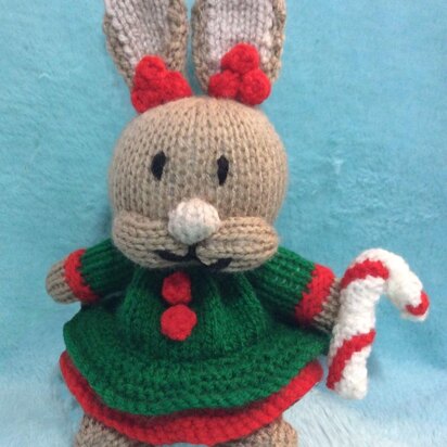 Christmas Mopsy choc orange cover / toy - knitting pattern