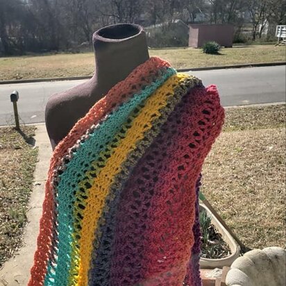 Petite Rally Cry Shawl