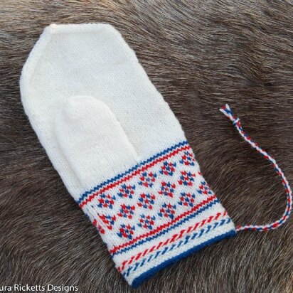 Birch Leaves: Skolt Sámi Knitted Mittens