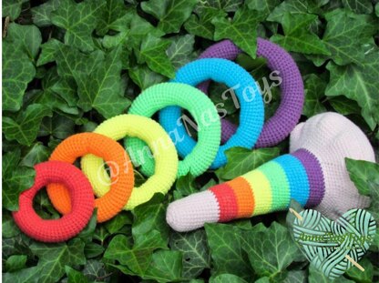 Rainbow stacking rings