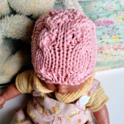 Mini Baby Doll Owl Hat