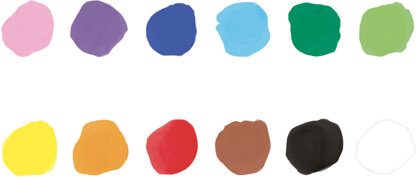 Tonic Studios Nuvo Watercolor Pencils 12/Pkg - Brilliantly Vibrant