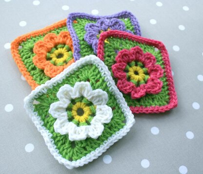 Floral Granny Square