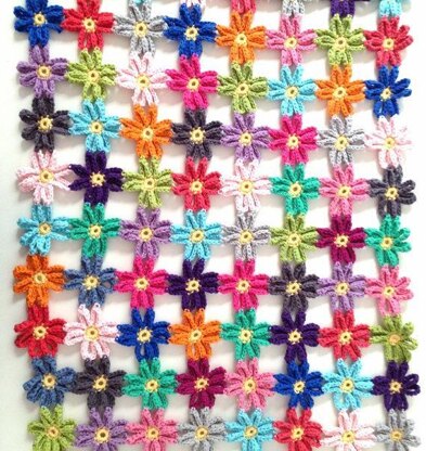 Daisy Flower Blanket