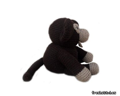 Amigurumi Owen the Monkey