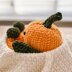 Lovey pumpkin snuggler crochet pattern, halloween gift PDF