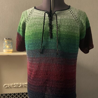 Boho Square Neck T-Shirt